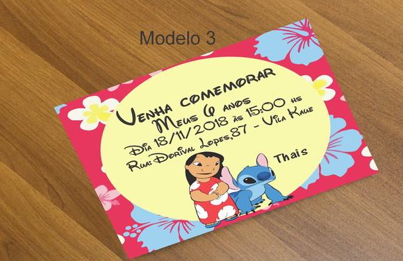 Convite 16x11-stitch e Lilo