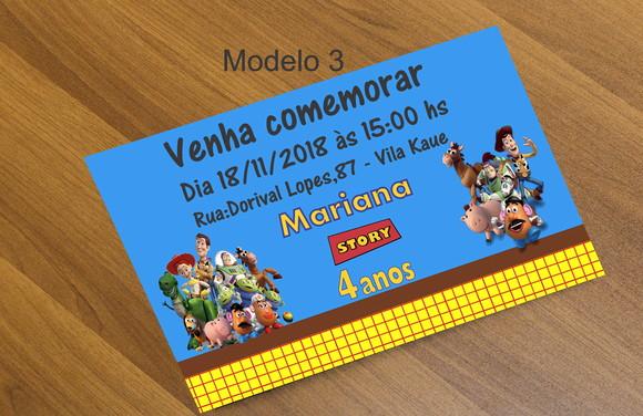Convite 16x11-toy Story
