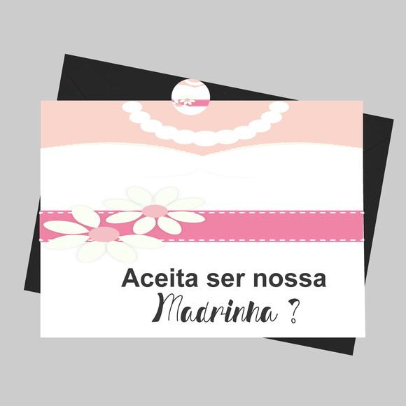 Convite 16x11,2 Cm-envelope-madrinha