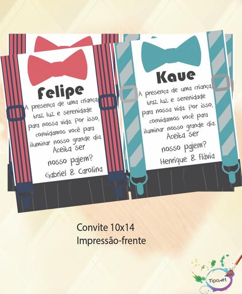 Convite simples- Pajem