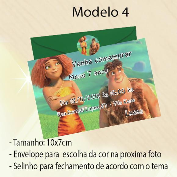 Convite- os Croods