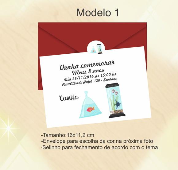 Convite-aquário
