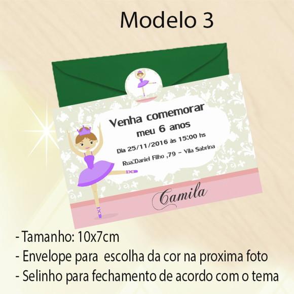 Convite-bailarina