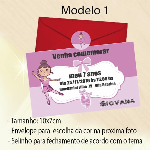 Convite-bailarina