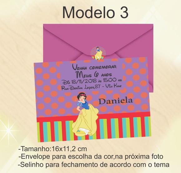 Convite-branca de Neve