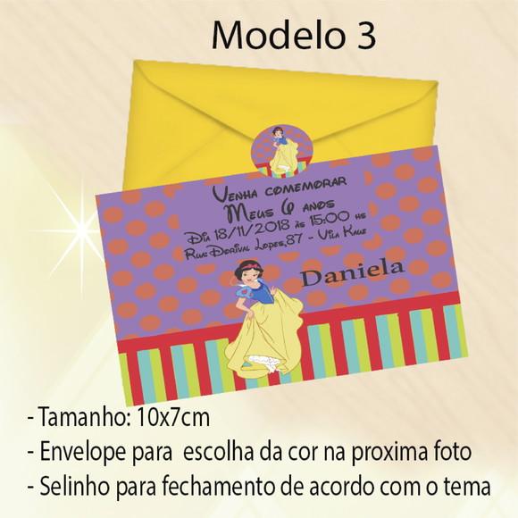 Convite-branca de Neve