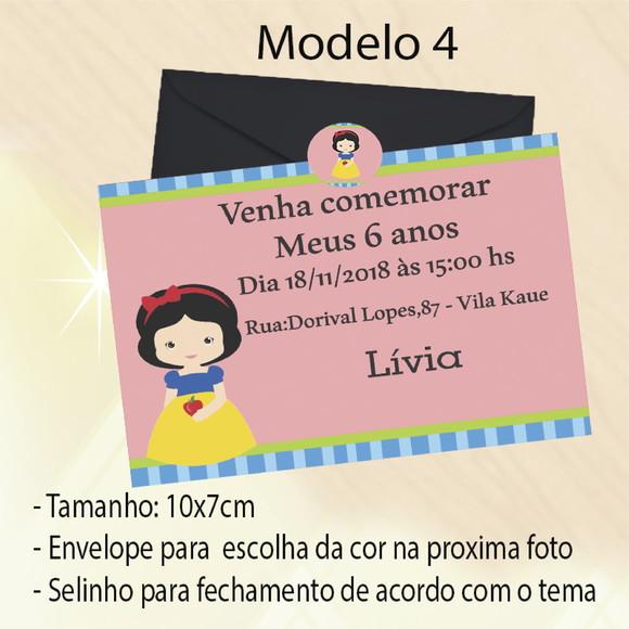 Convite-branca de Neve