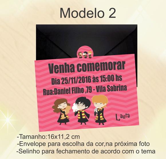 Convite-harry Potter-modelo 1