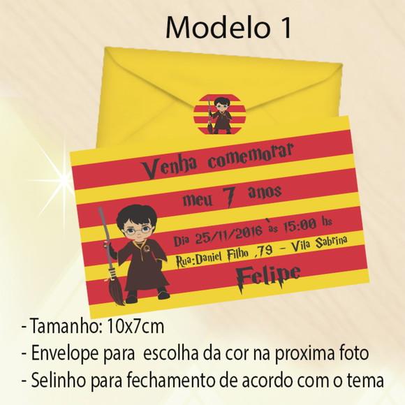Convite-harry Potter-modelo 1