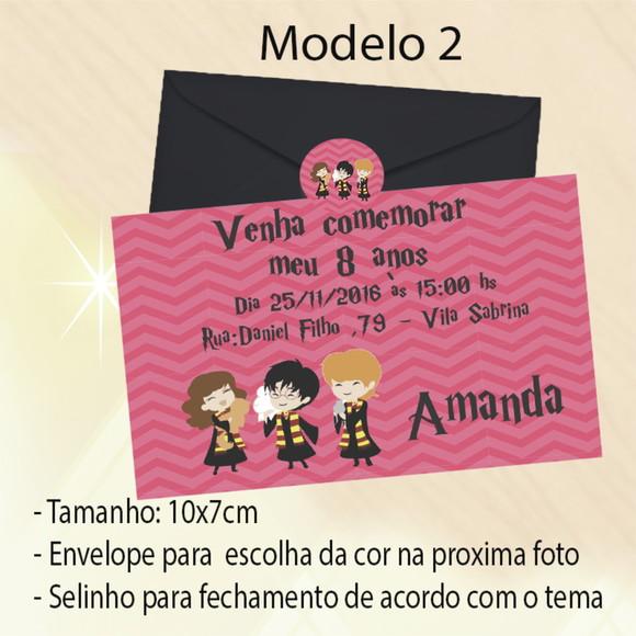 Convite-harry Potter-modelo 1