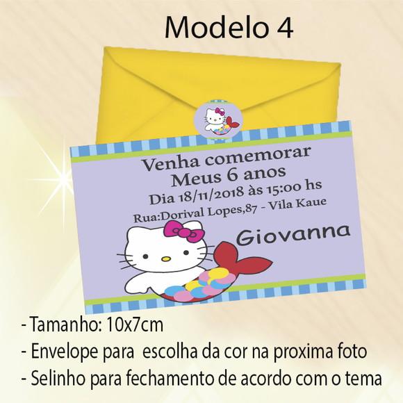 Convite-hello Kitty