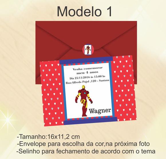 Convite-homem de Ferro