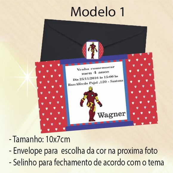 Convite-homem de Ferro