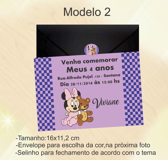 Convite-mickey Baby