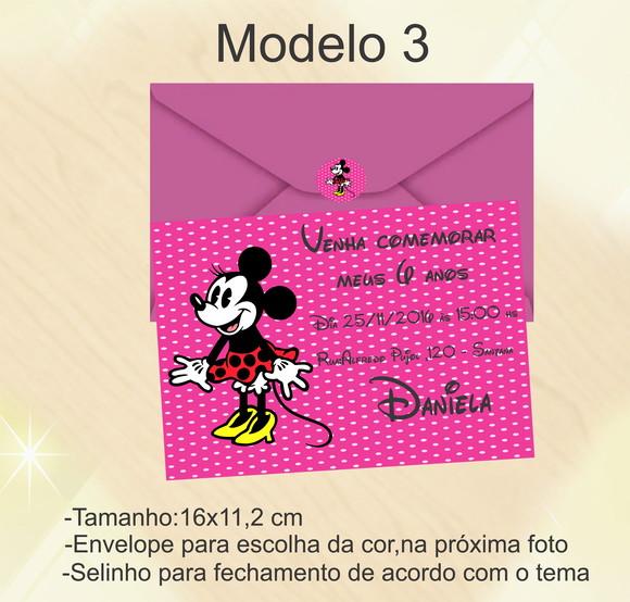 Convite-minnie