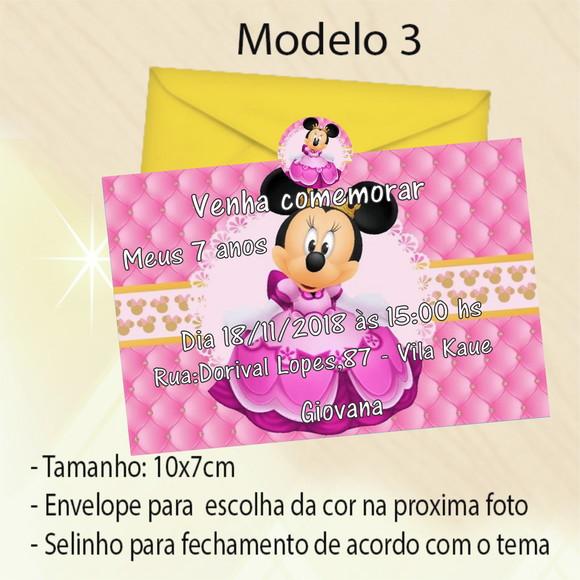 Convite-minnie Realeza