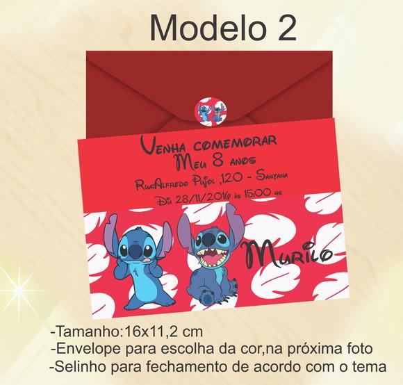 Convite-stitch e Lilo