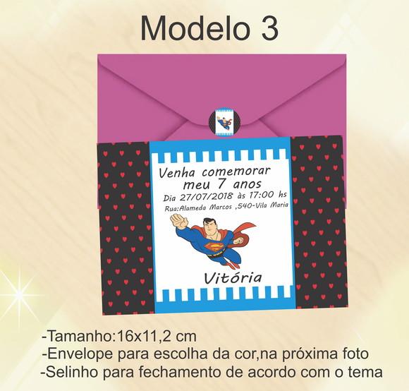 Convite-super Homem