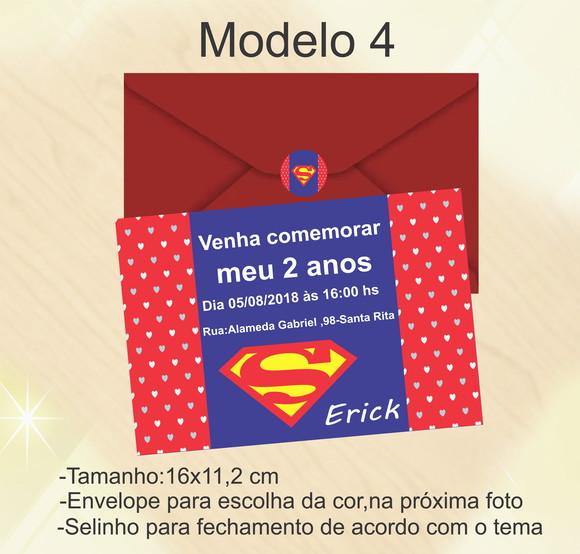 Convite-super Homem