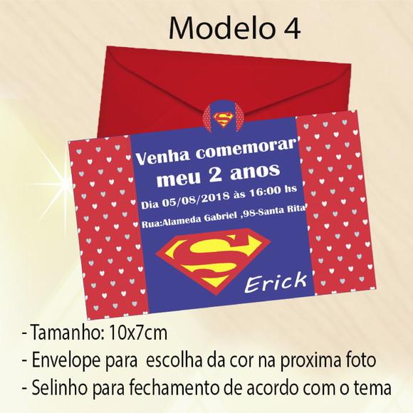 Convite-super Homem