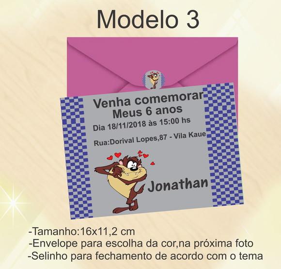 Convite-taz Mania