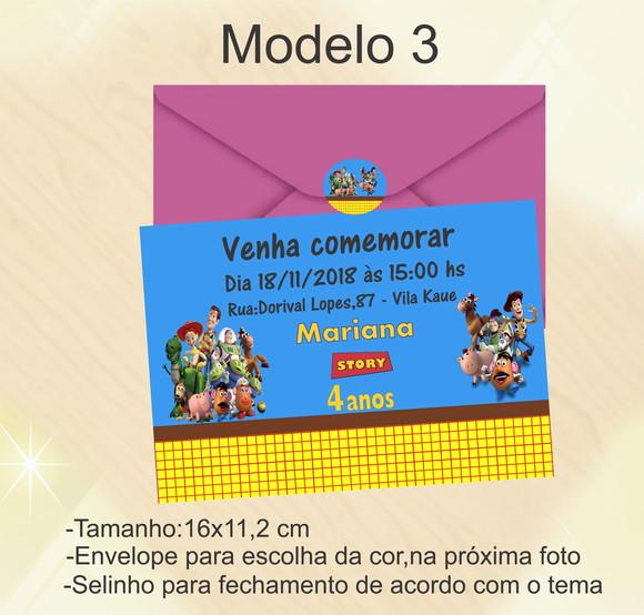 Convite-toy Story