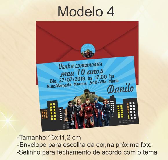 Convite-vingadores