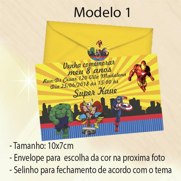 Convite-vingadores