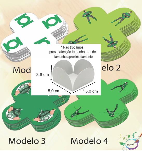 Forma para Doces Maiores-lanterna Verde