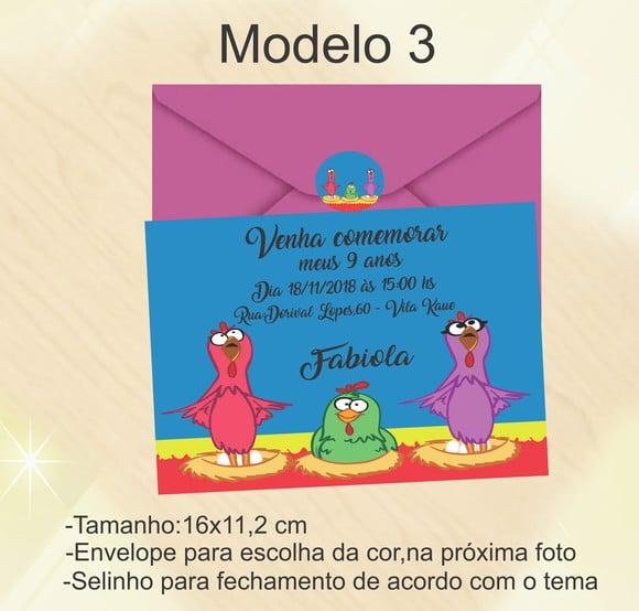 Convite-galinha Pintadinha