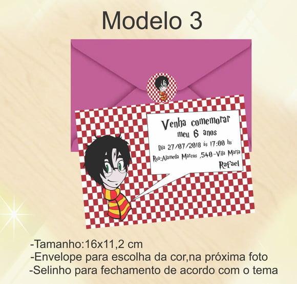 Convite-harry Potter-modelo 2
