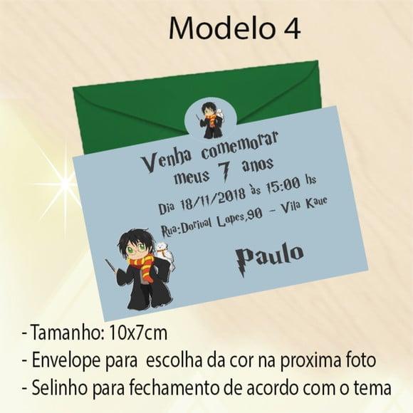 Convite-harry Potter-modelo 1