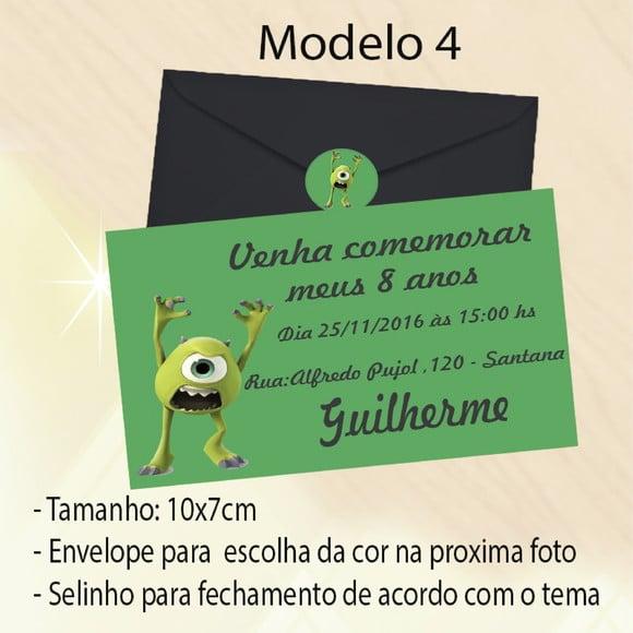 Convite-mike Wazowski