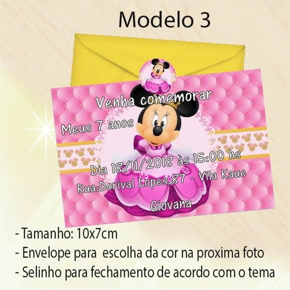 Convite-minnie Realeza