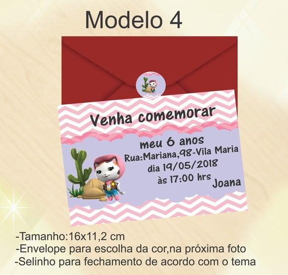 Convite-sheriff Calie do Oeste