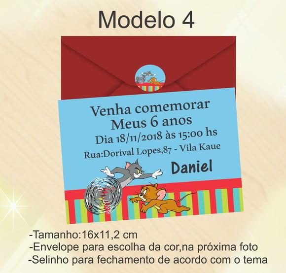 Convite-tom e Jerry
