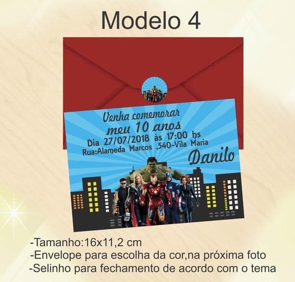 Convite-vingadores