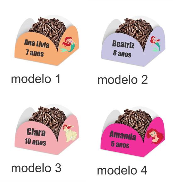 Forminha para Docinhos-ariel-com Nome
