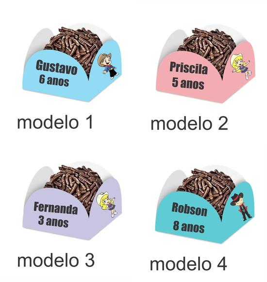 Forminha para Docinhos-cowboy-com Nome