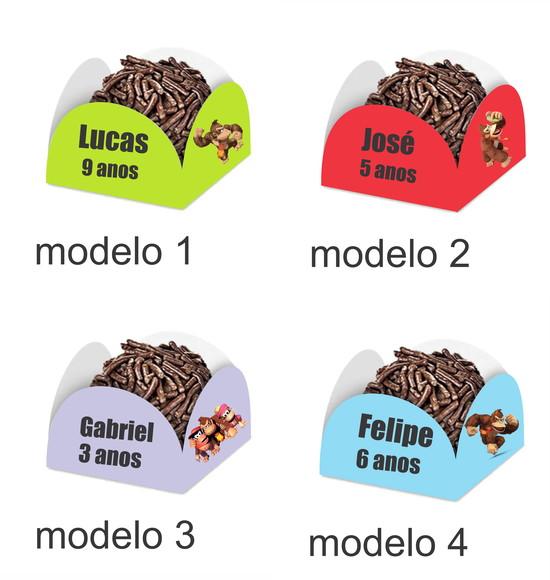 Forminha para Docinhos-donkey Kong-com Nome