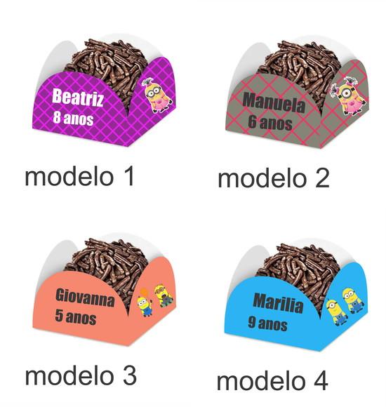 Forminha para Docinhos-minions-com Nome