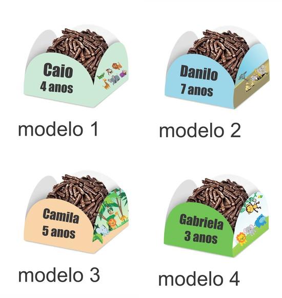 Forminha para Docinhos-safari-com Nome
