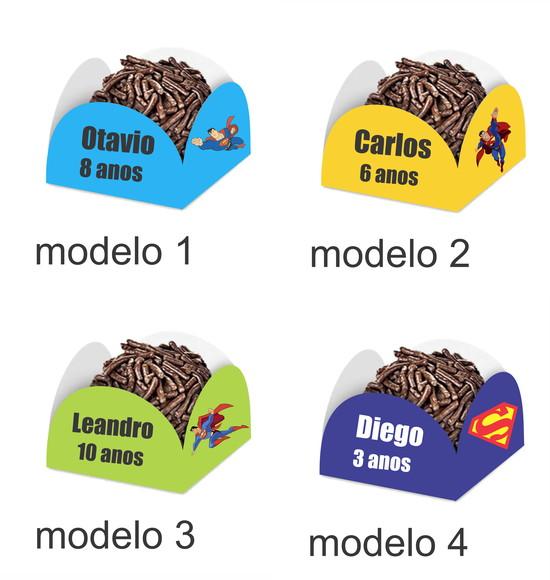 Forminha para Docinhos-super Homem-com Nome