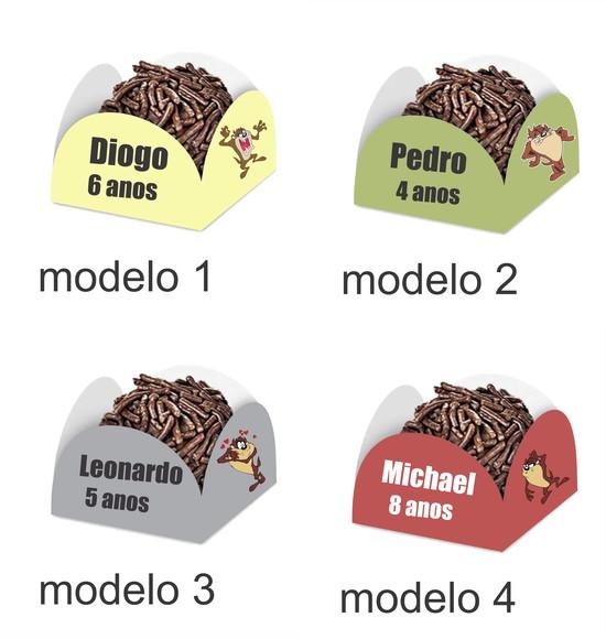 Forminha para Docinhos-taz Mania-com Nome