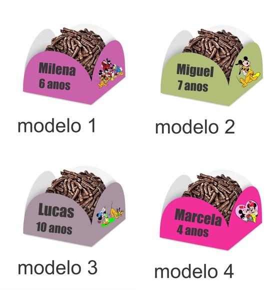 Forminha para Docinhos-turma do Mickey-com Nome
