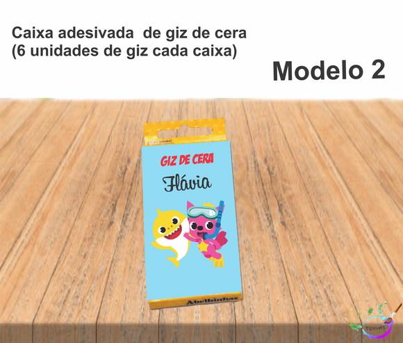 Giz de Cera-baby Shark