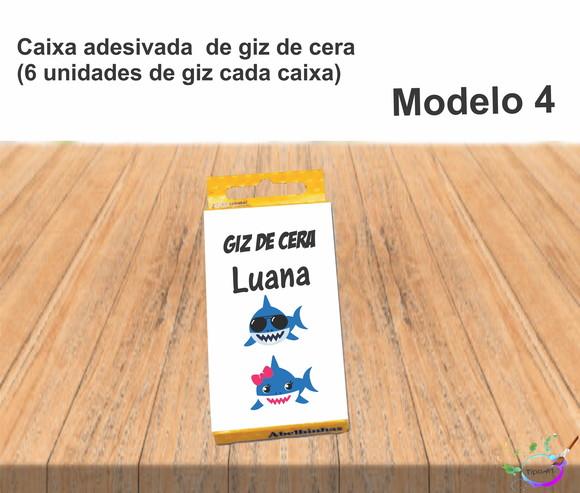 Giz de Cera-baby Shark