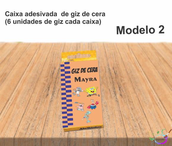 Giz de Cera-bob Esponja