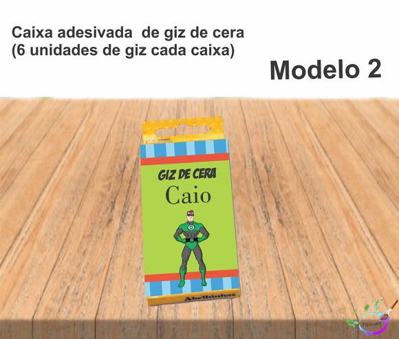 Giz de Cera-lanterna Verde