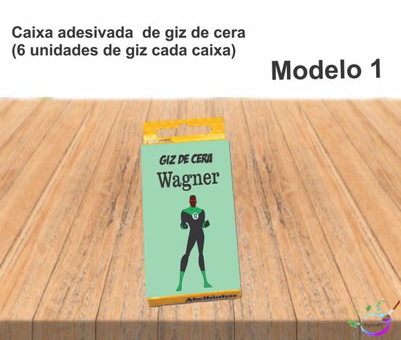 Giz de Cera-lanterna Verde